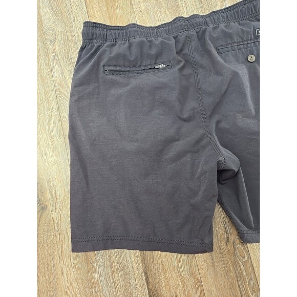 Vissla Eco-Lastics Surf Trunk Men's Large Dark Gray 7.75" Inseam 4 Way Streatch - Picture 8 of 9